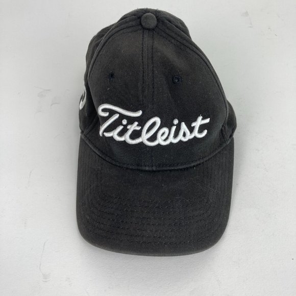 Titleist Black One Size Baseball Cap Hat FJ - Picture 3 of 8